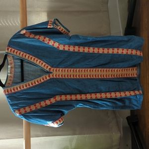 Zara Denim Shift Dress